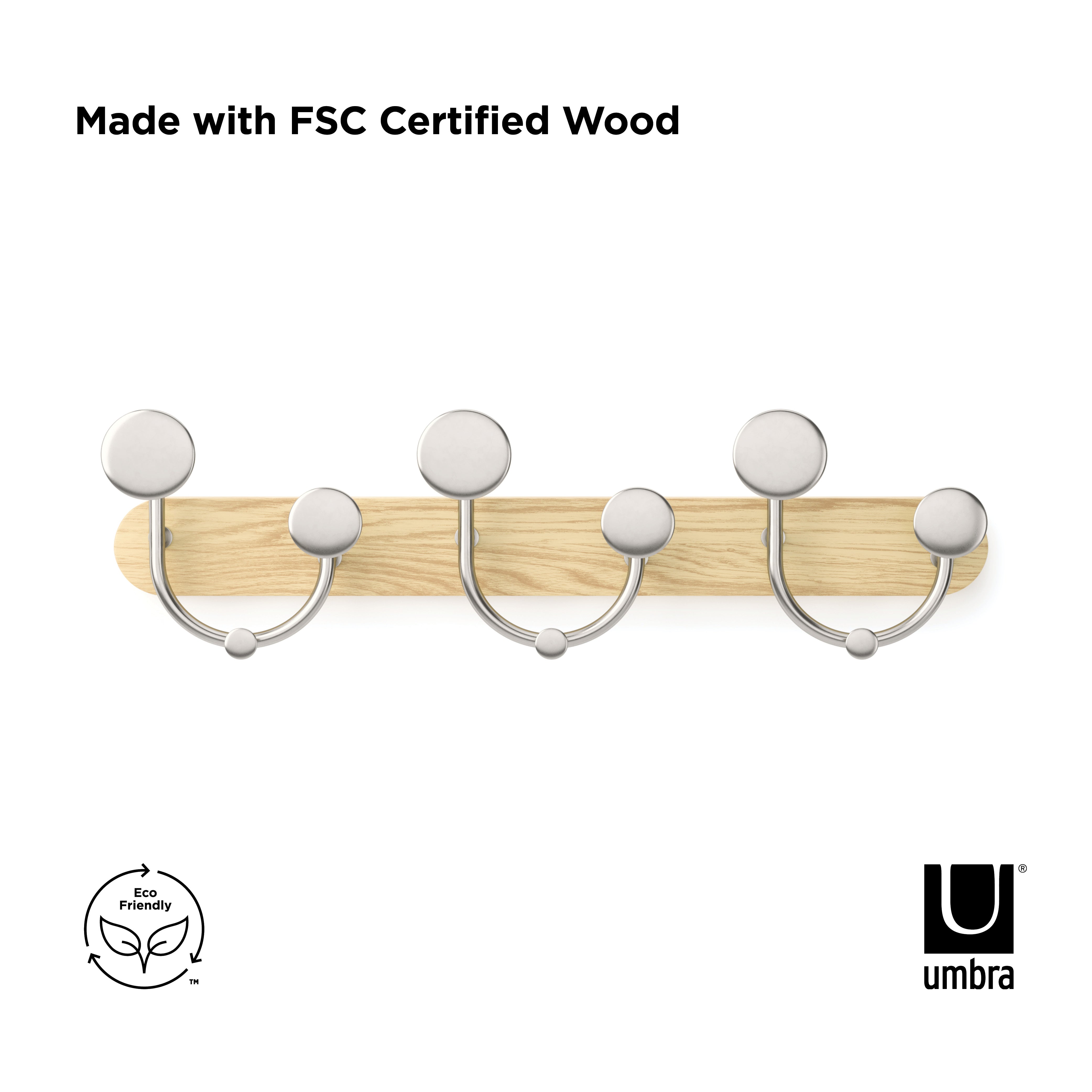 Melody 9 Hook Natural/Nickel