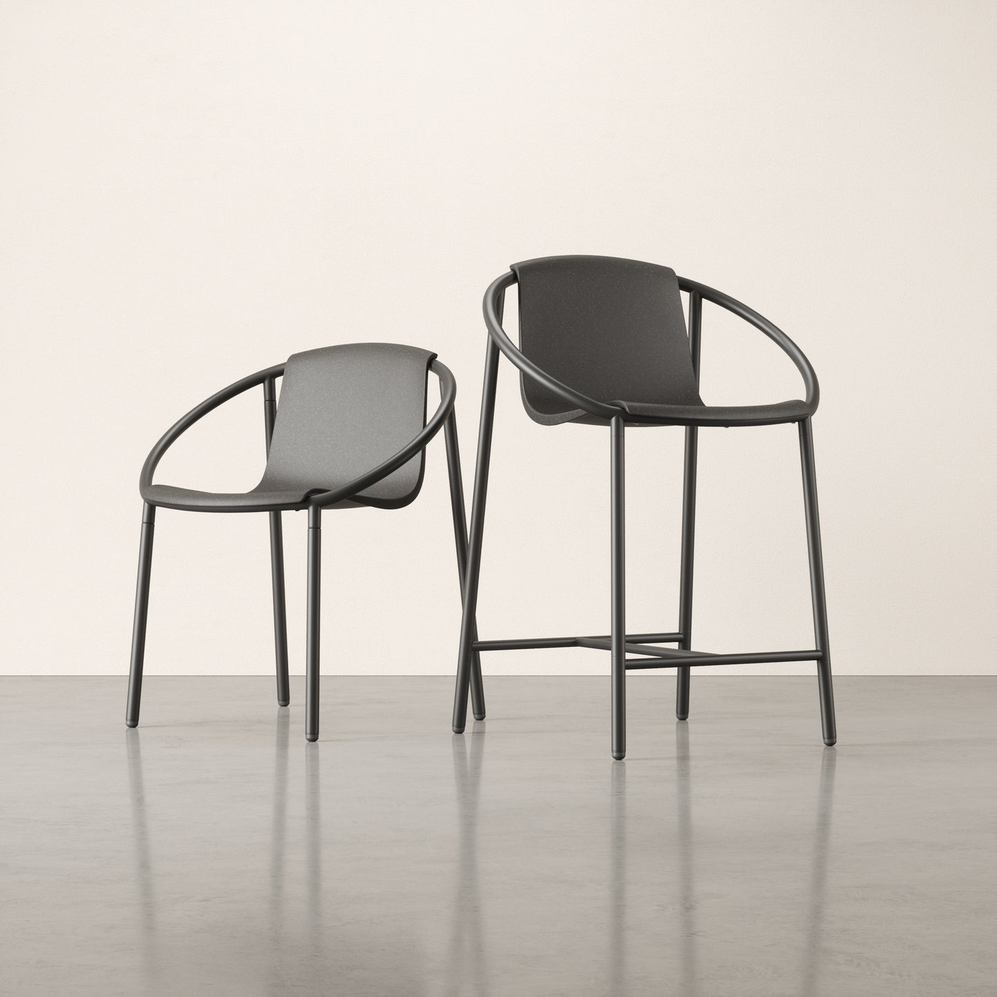 Ringo Counter Stool  Black