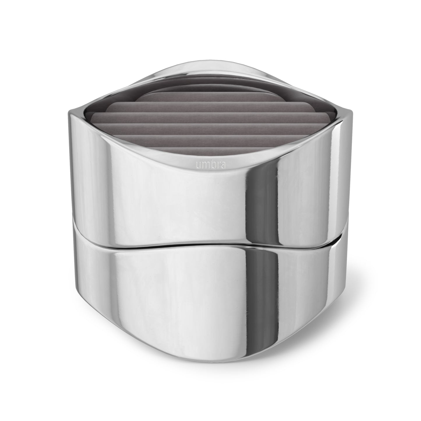 Wavy Jewelry Organizer Chrome
