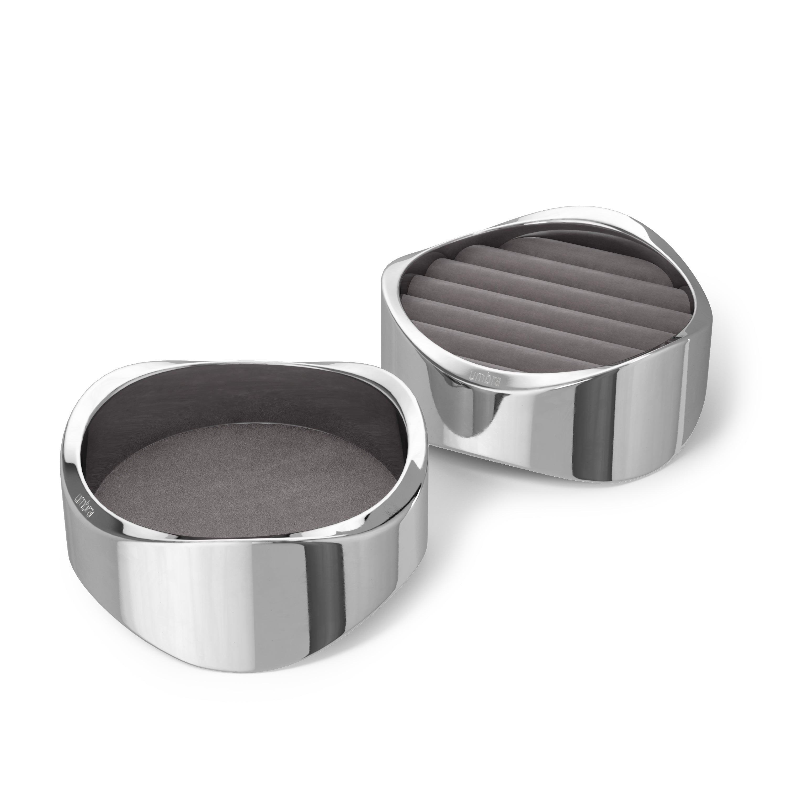 Wavy Jewelry Organizer Chrome