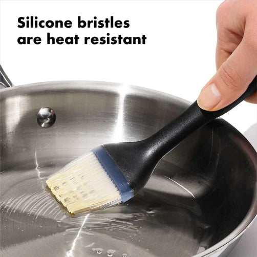 7.6" Black Silicone Pastry Brush