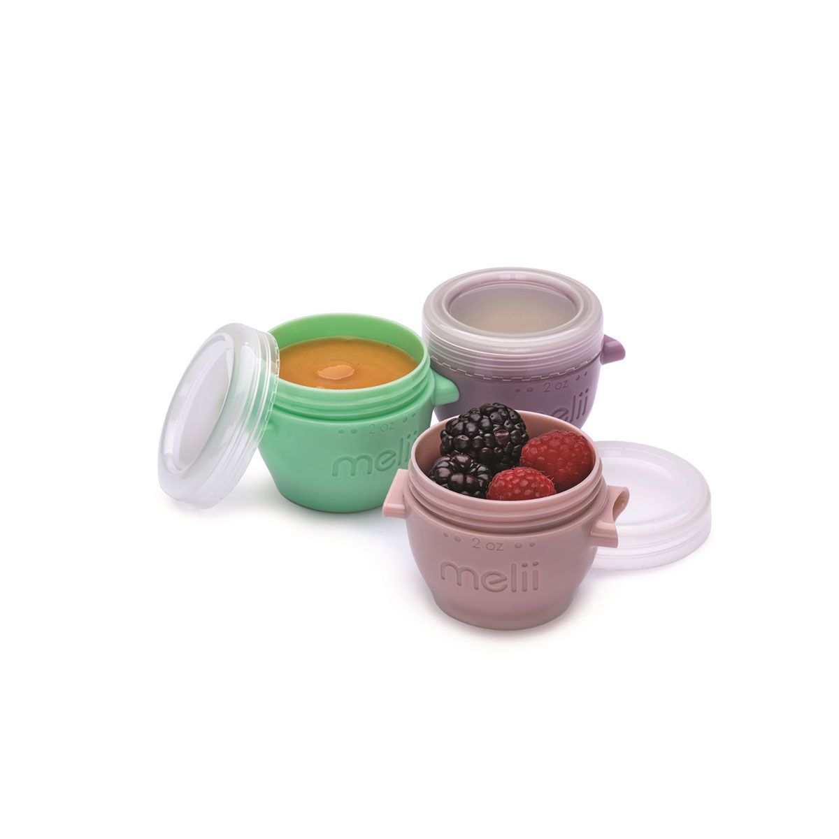 Melii Snap and Go Pods, 2-Ounce, Set of 6