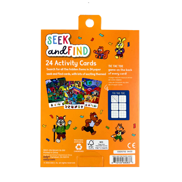 Seek and Find Activity Cards