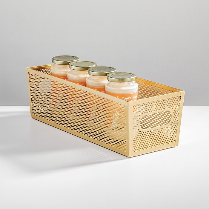 16 x 6 x 5  Bin  Brass