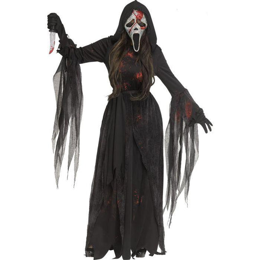 Bloody Bling Ghost Face - Adult