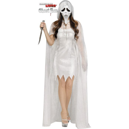30th Anniversary Ladies Ghost Face® - Adult Silver