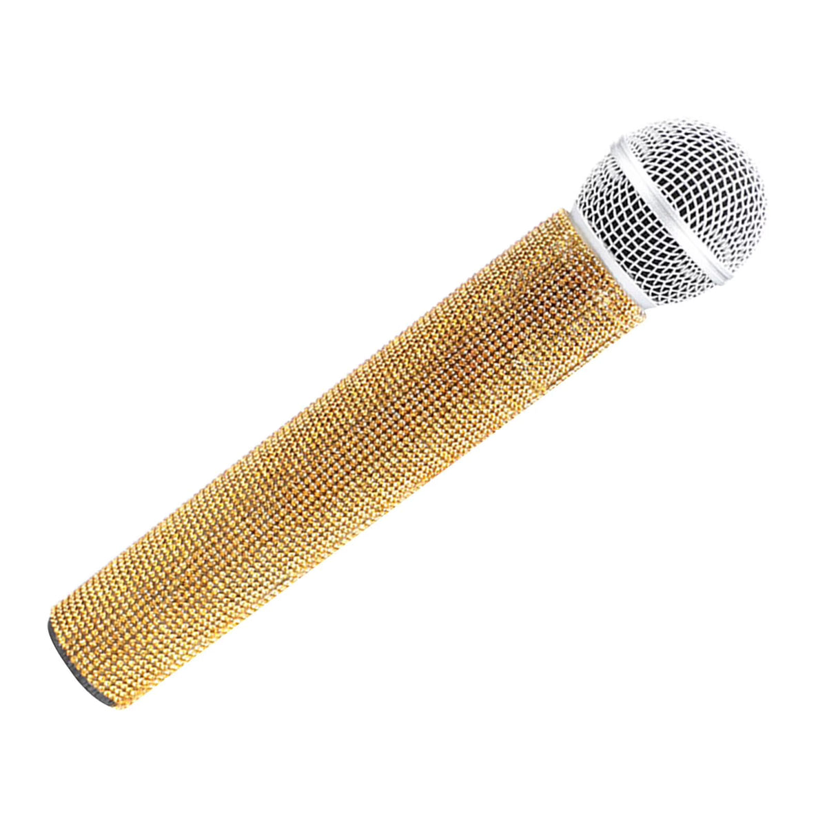 Microphone Rhinestone 9in Party / Costume Age 8+ Gold