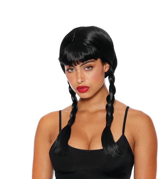 Double Braid Wig With Bangs