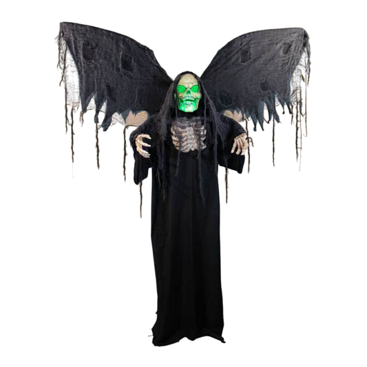 5.57 FT Standing Animated Wings Reaper