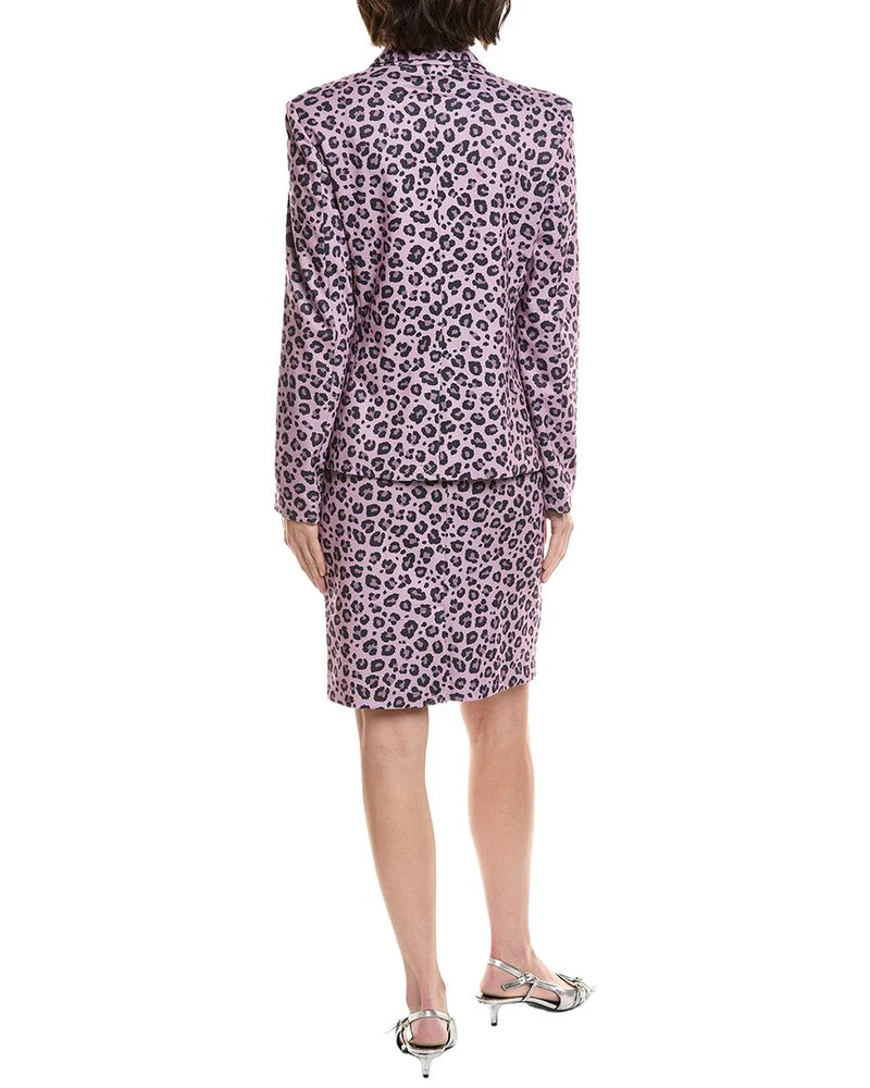 Skirt Suit Purple Print - Nanette Lepore