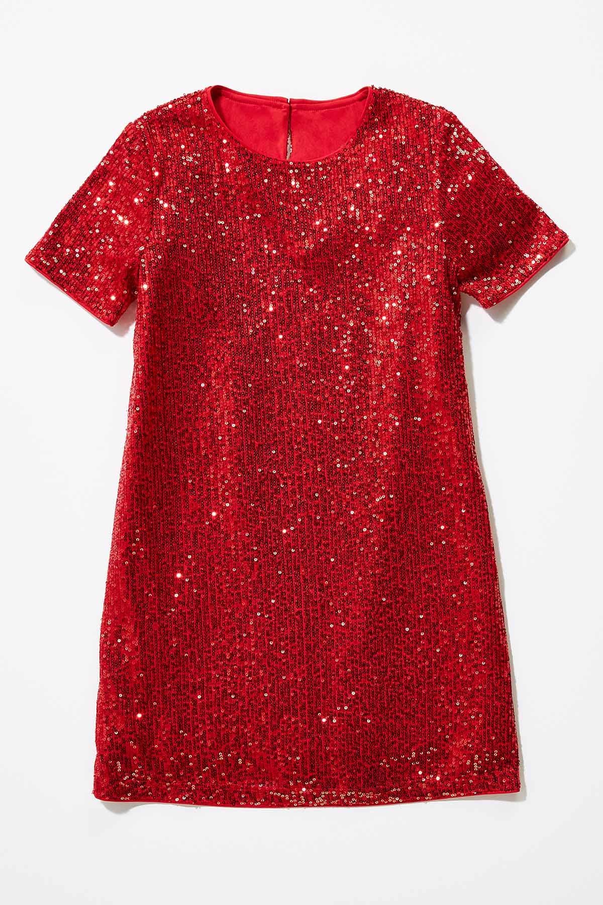 Dress Sequin Wine  - Ninety Clothing Co