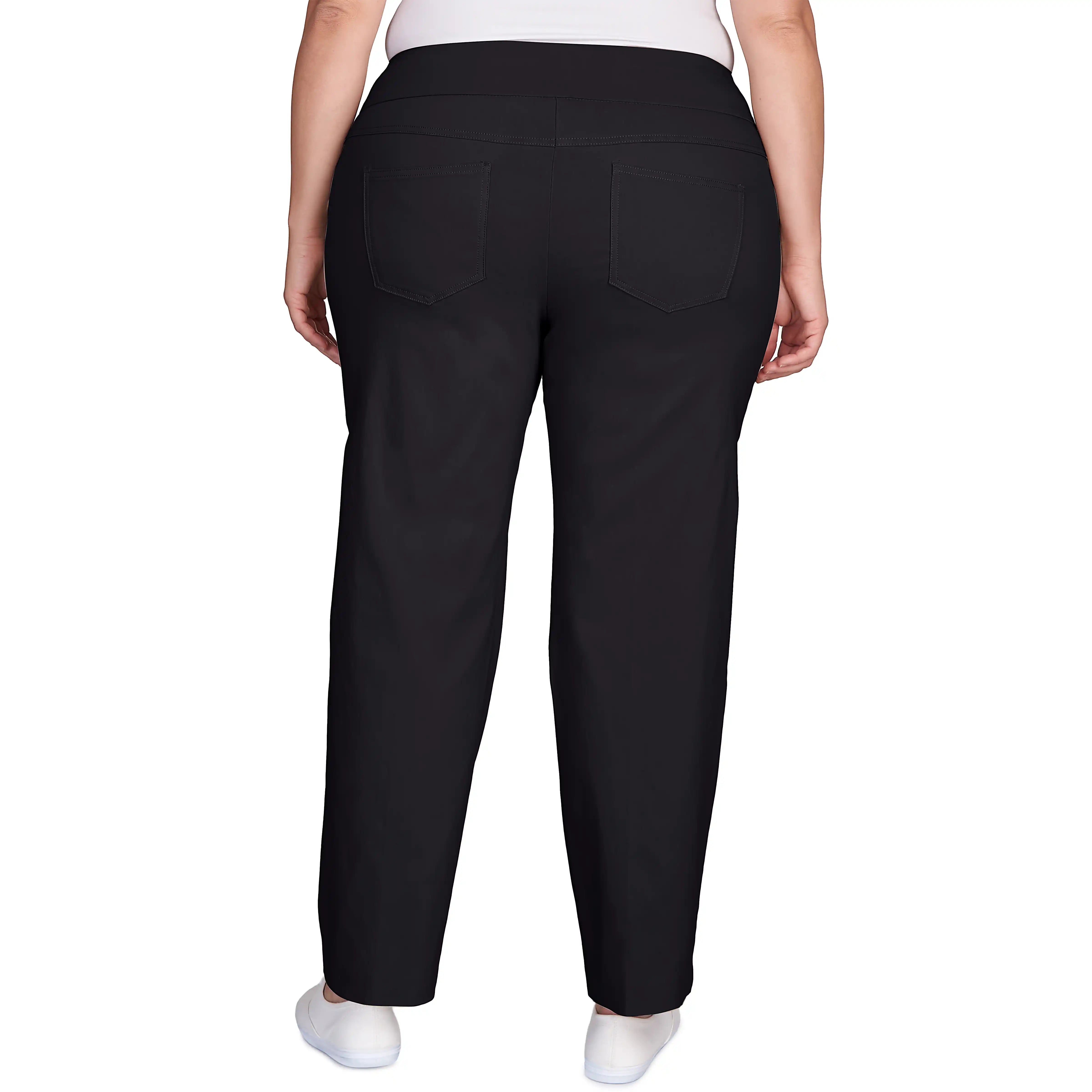 Plus Pull On Proportioned Medium Millennium Pant Black Ruby Rd X 1