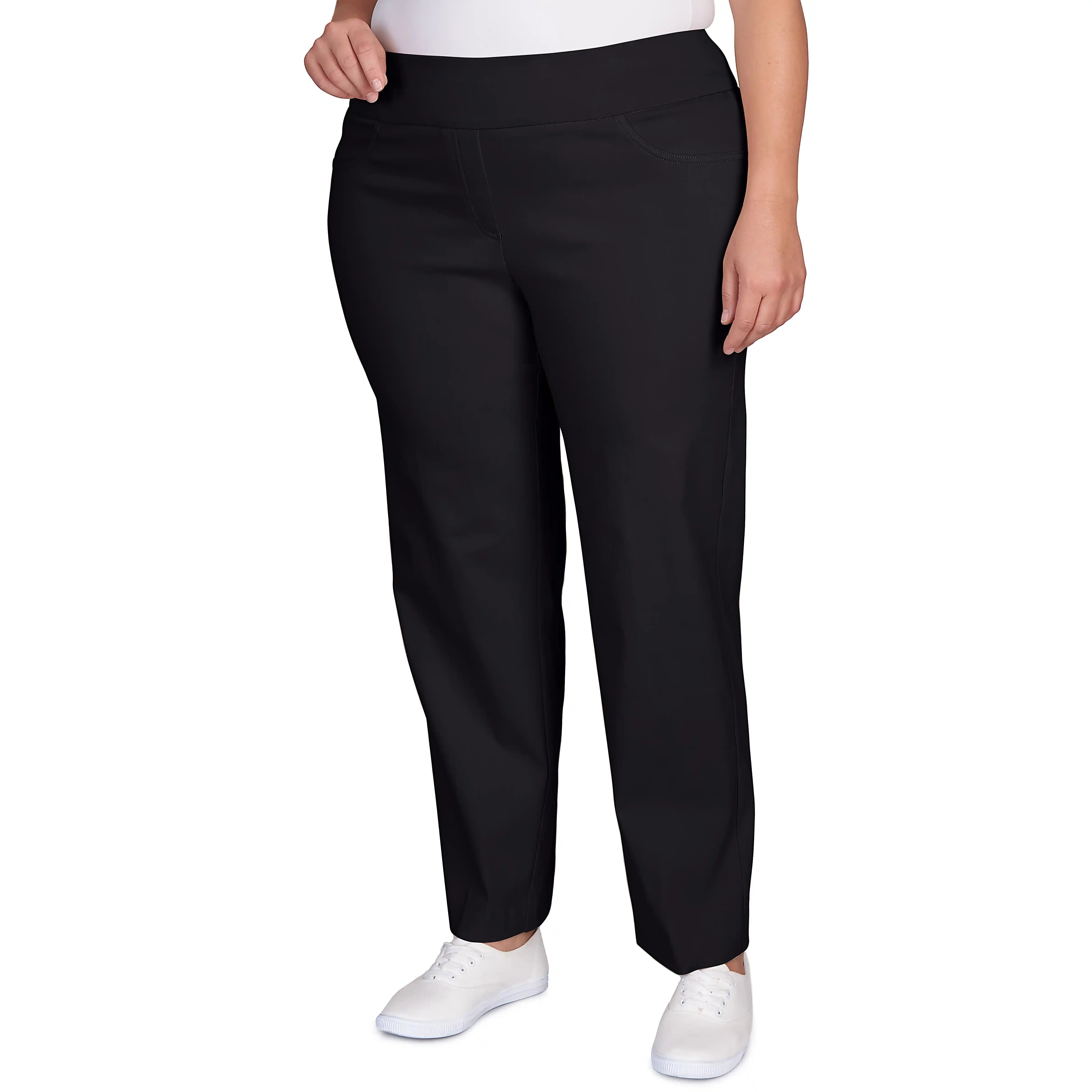 Plus Pull On Proportioned Medium Millennium Pant Black Ruby Rd X 1