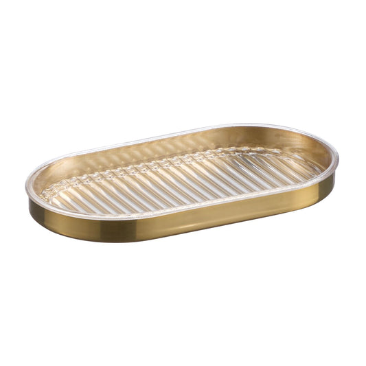 Soap Dish w/ Plastic insert  Gold