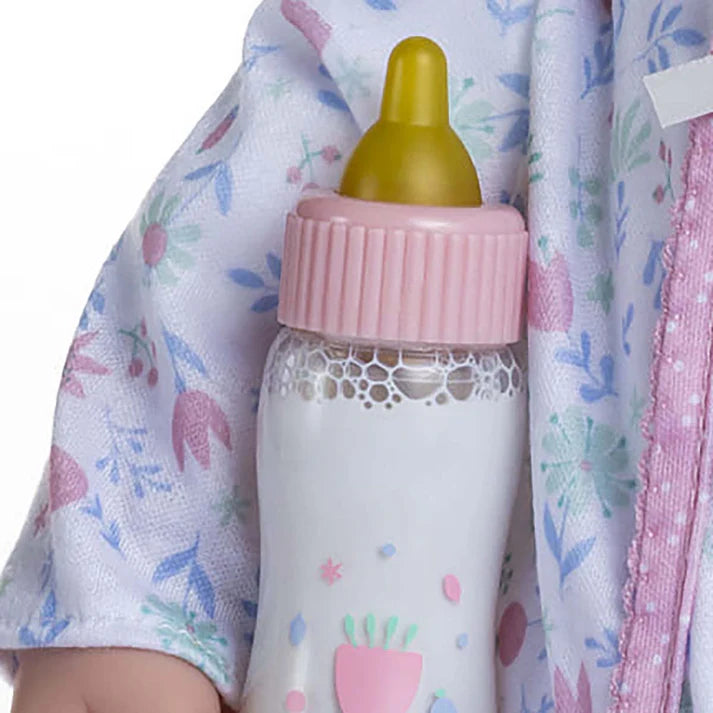 La Baby ® 20" Soft Body Baby Doll White/Pink 2 Piece Outfit w/ Pacifier & Magic Bottle