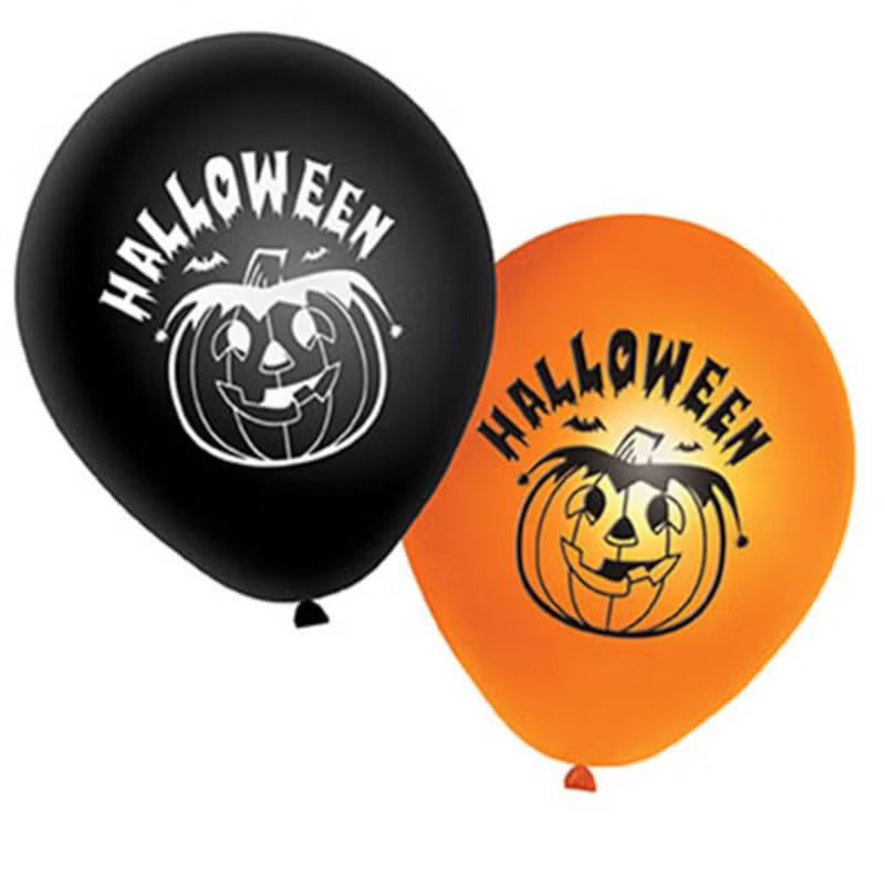 12" Halloween Balloons Latex  (Pack of 20)