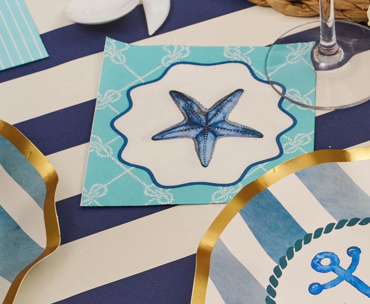 Tidal Wave Cocktail Napkins 3 Ply