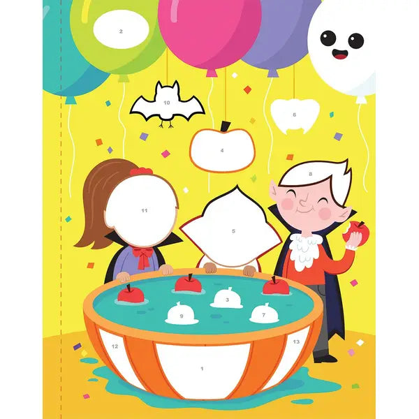 My Very First Sticker by Number Halloween