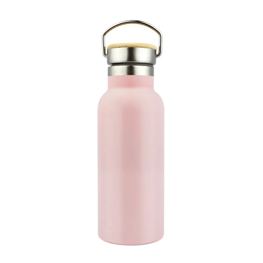 500ml/17oz Double Wall S.S. Sport Bottle Pink