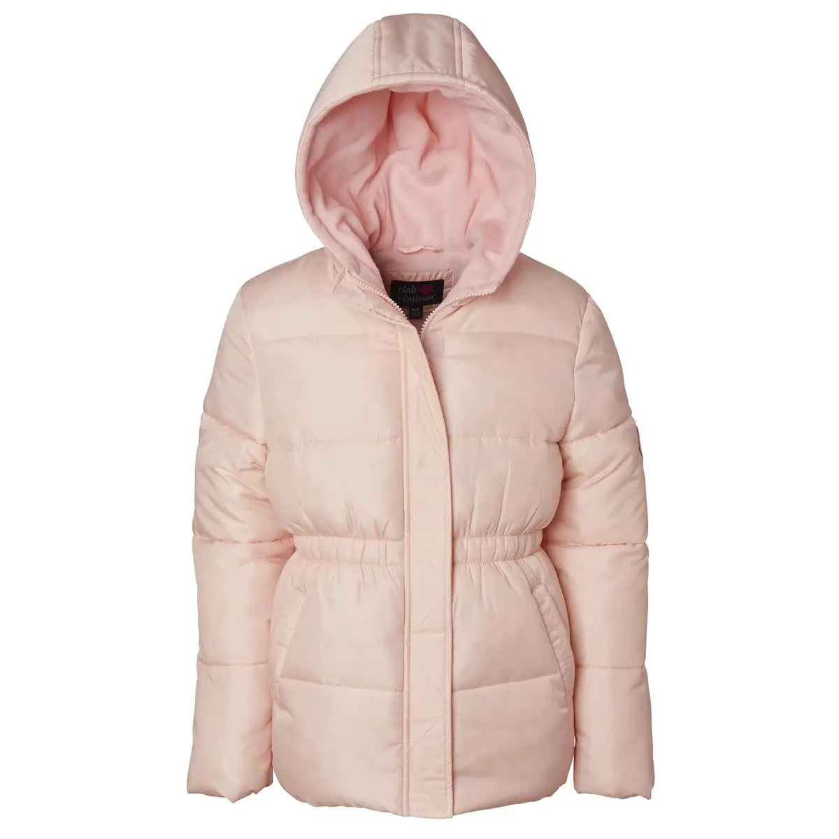 Modern Solid Puffer Soft Pink