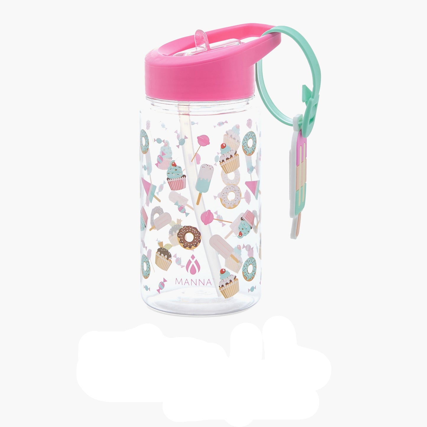 15oz Buddy - Popsicle Print Sipper Water Bottle with Tag