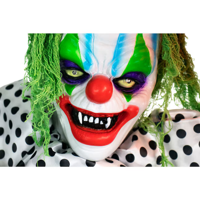 75in Standing Shaking Big Mouth Clown with Balloon