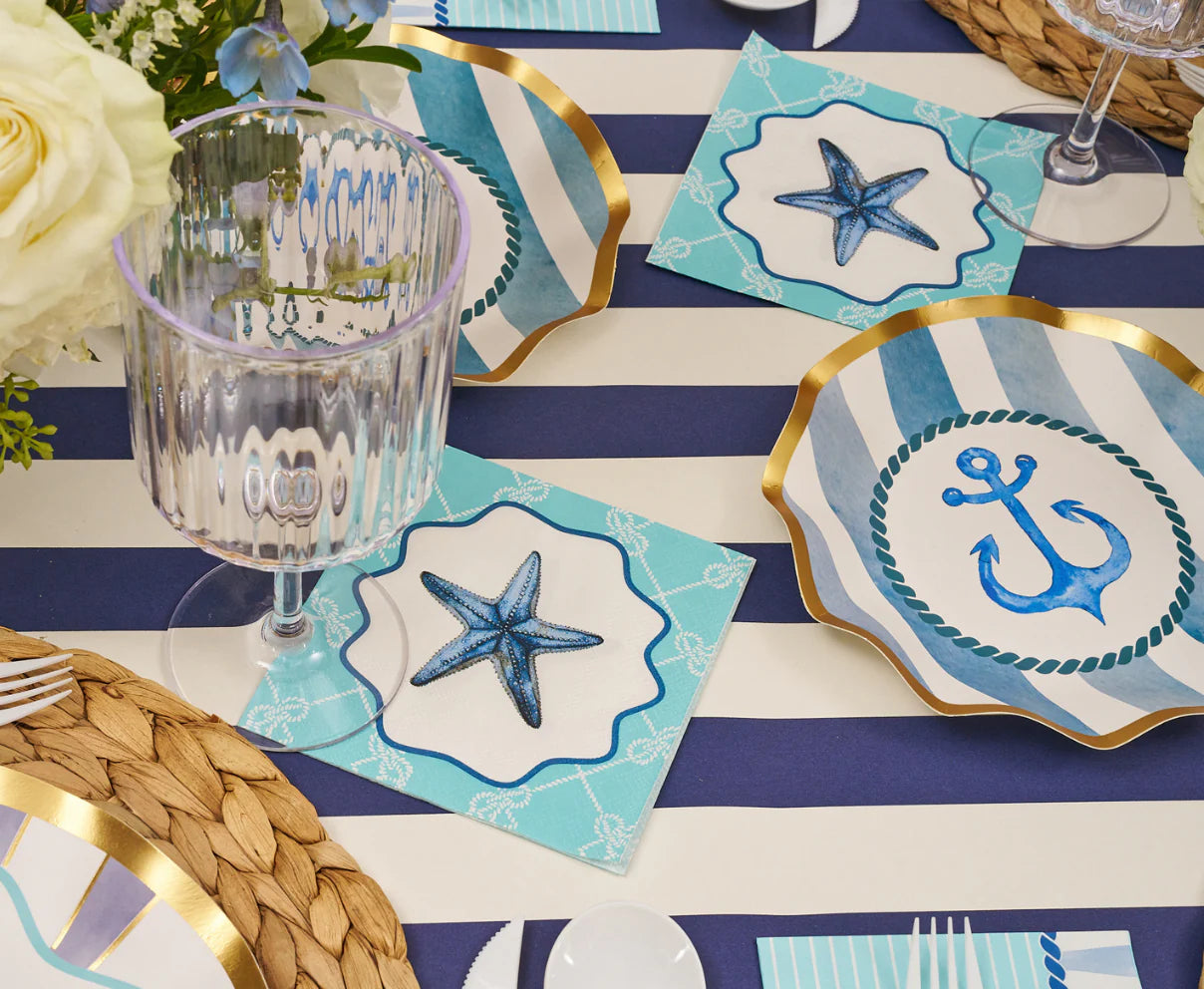 Tidal Wave Cocktail Napkins 3 Ply