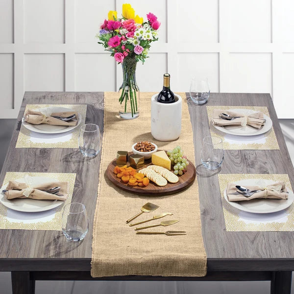 Azul/Gris – Salvamanteles de cuero PVC