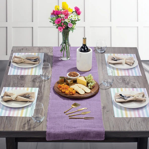 Azul/Gris – Salvamanteles de cuero PVC