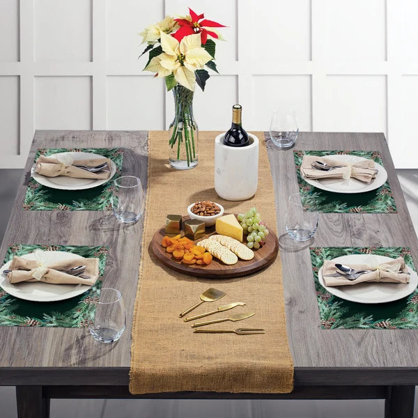 Azul/Gris – Salvamanteles de cuero PVC