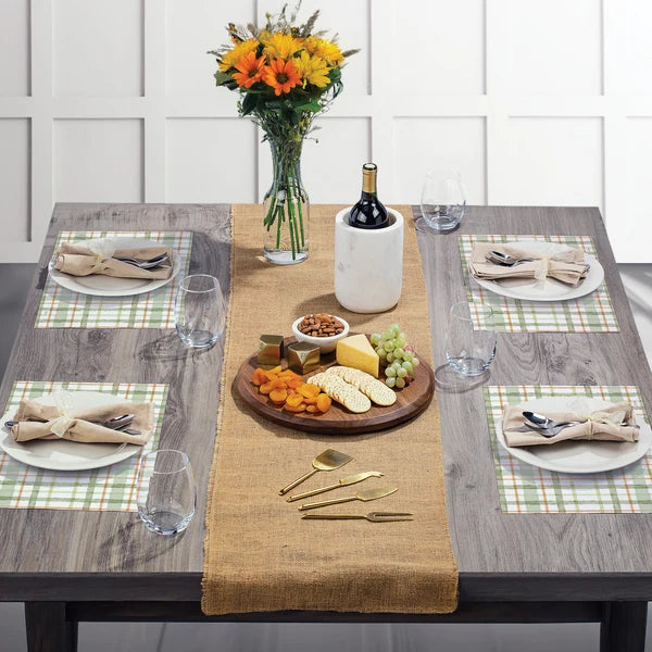 Azul/Gris – Salvamanteles de cuero PVC