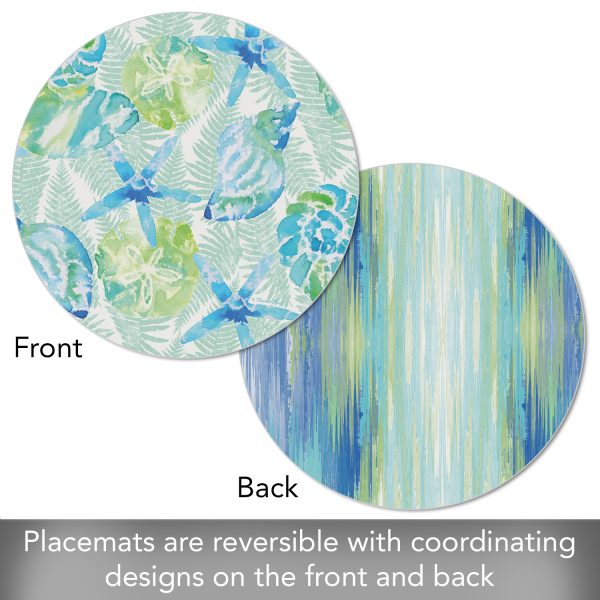 Isla Mona Round Reversible Placemat
