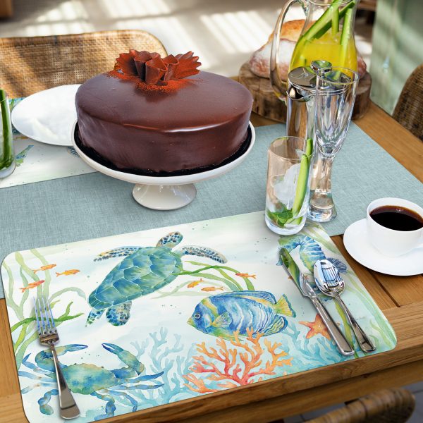 Sea Life Serenade Reversible Placemat