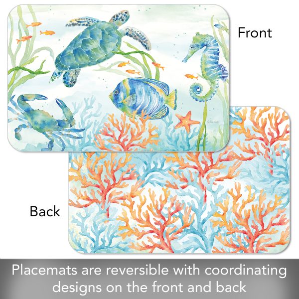 Sea Life Serenade Reversible Placemat
