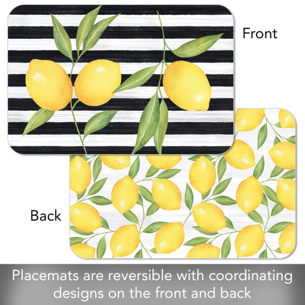 Individual reversible de Jardín de Citron