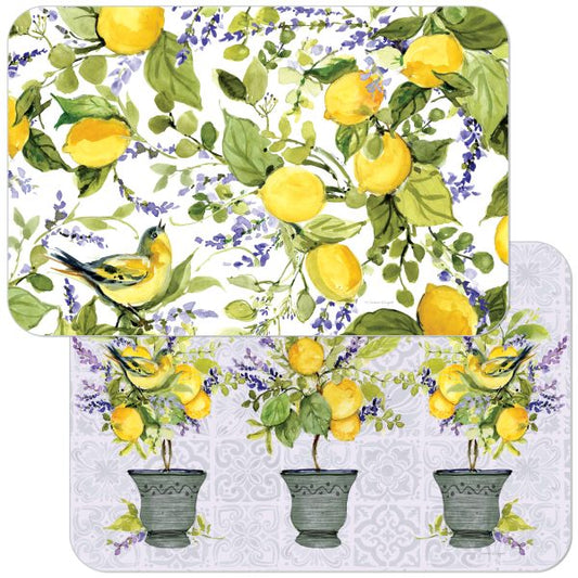Watercolor Lemons – Easycare Reversible Placemat