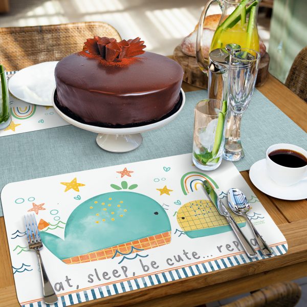 Whales Reversible Placemat