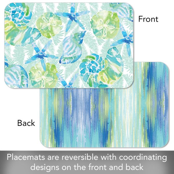 Isla Mona Coastal – Easycare Rectangle Reversible Placemat
