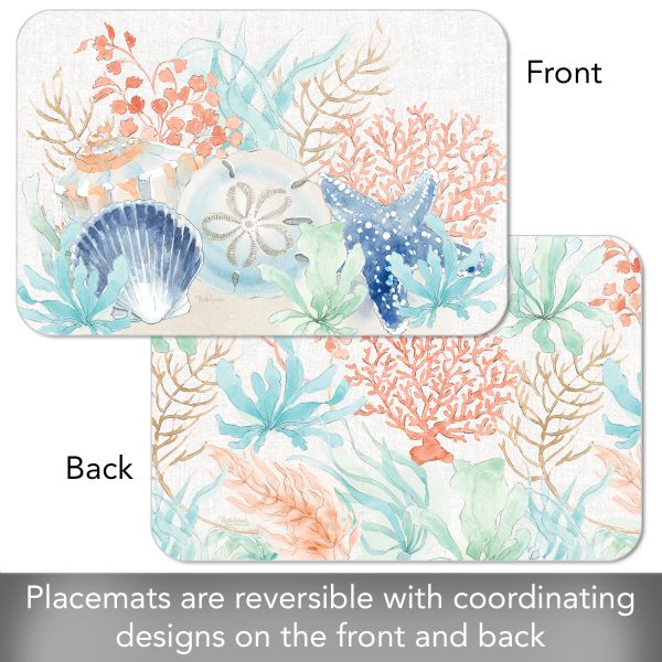 Seaside – Easycare Rectangle Reversible Placemat