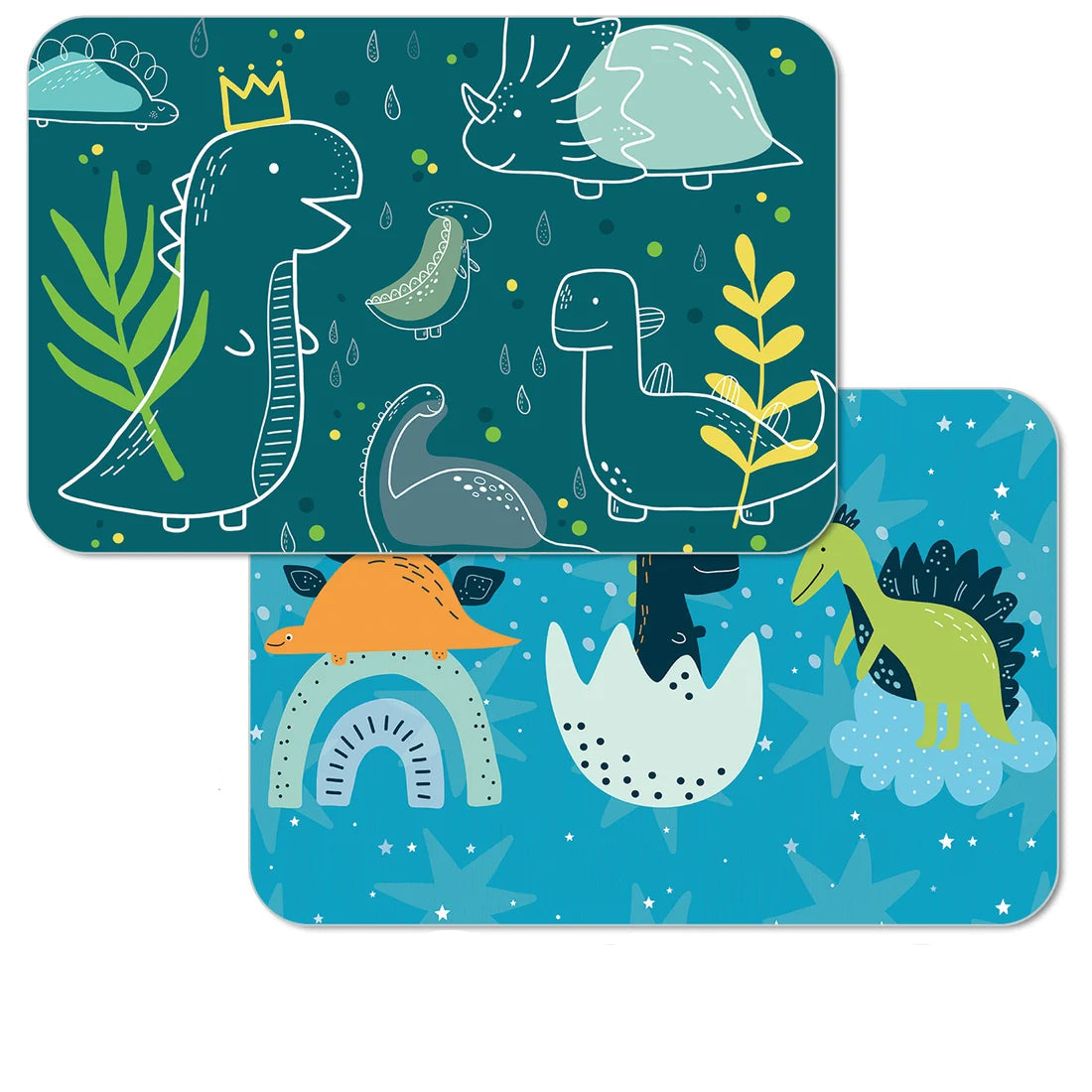 Sirena infantil – Salvamanteles reversible de fácil cuidado