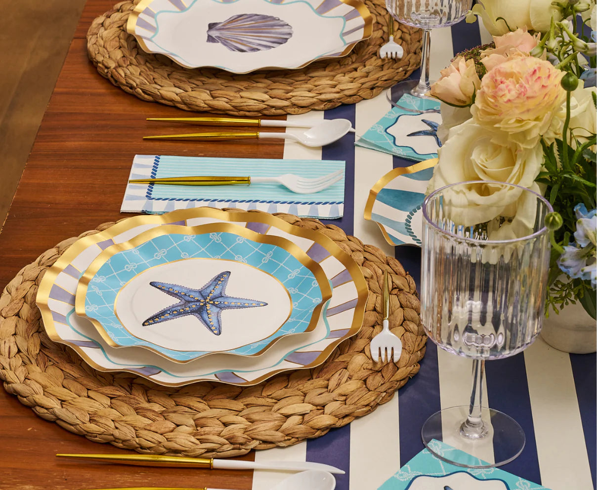 Tidal Wave Salad Plates 8"