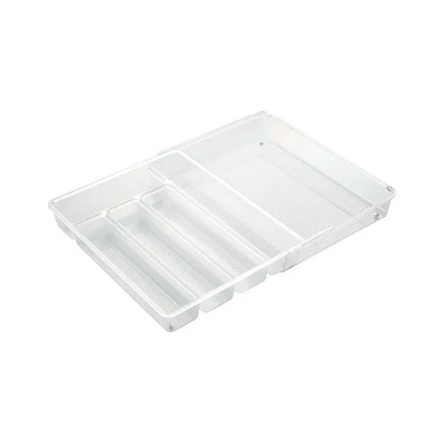 Linus Cutlery Expandable Drawer Org Clear