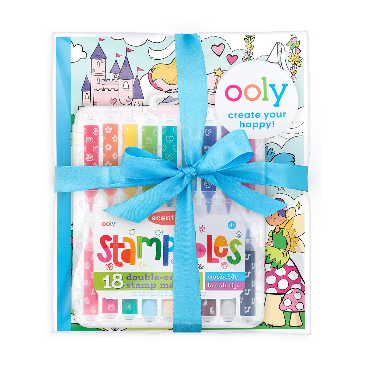 Princess & Fairies Stampable Coloring Giftables Pack