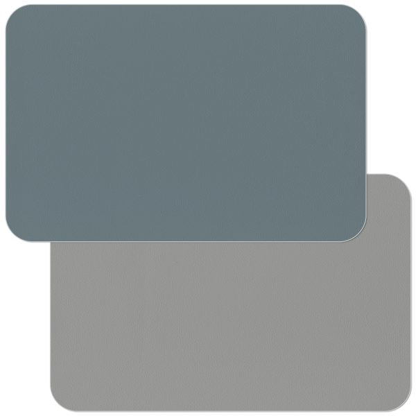 Blue/Grey – PVC Leather Placemat