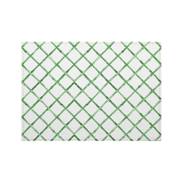 Azul/Gris – Salvamanteles de cuero PVC