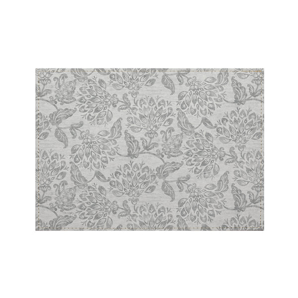 Azul/Gris – Salvamanteles de cuero PVC