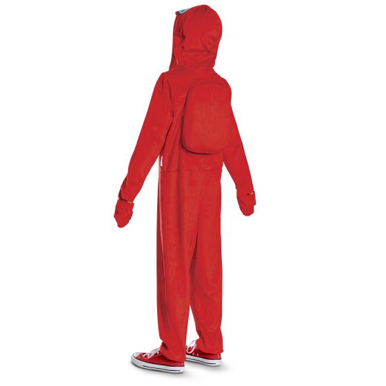 Red Impostor Hooded Jumpsuit Classic
