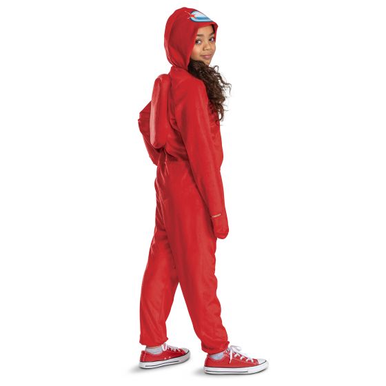 Red Impostor Hooded Jumpsuit Classic