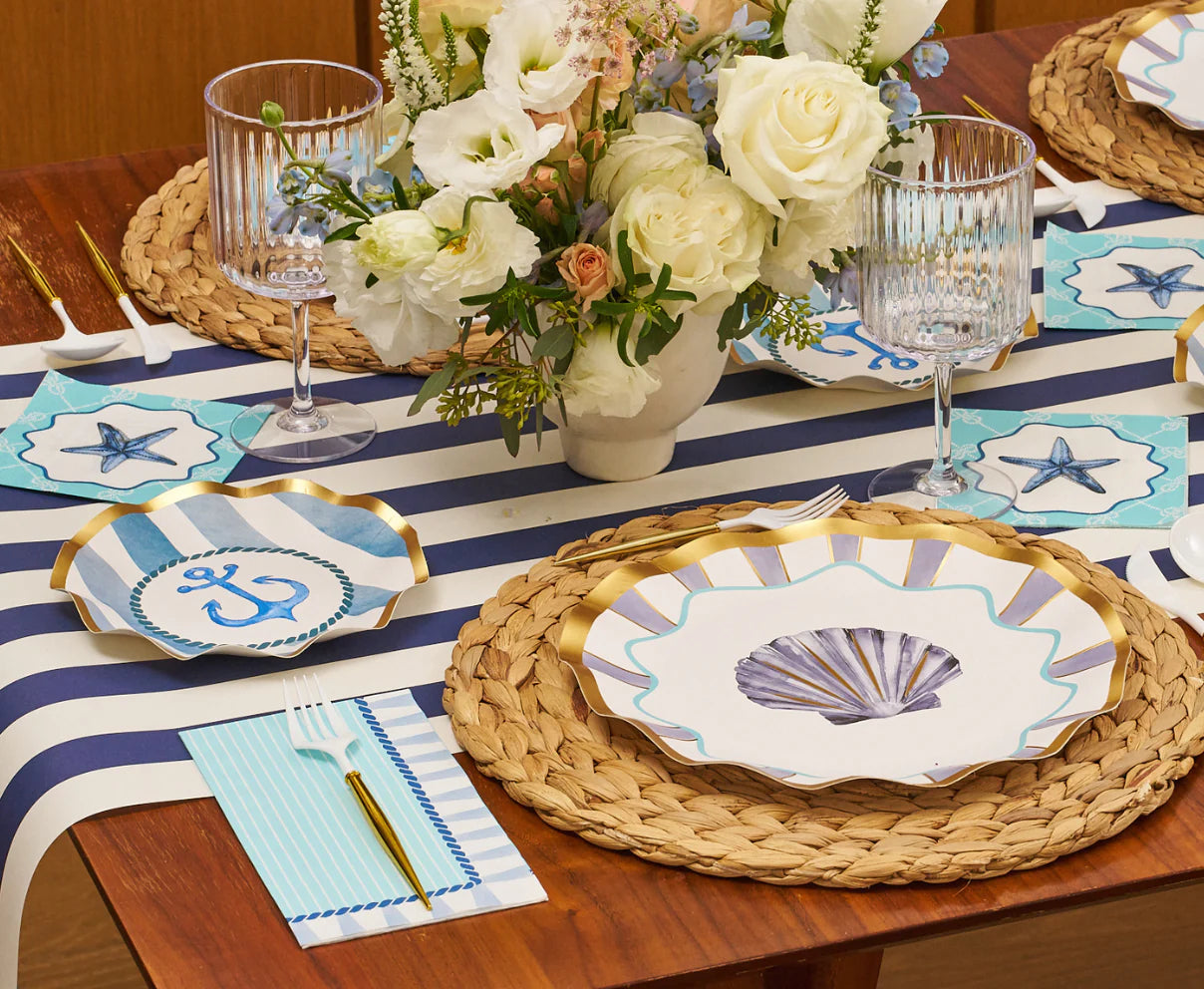 Tidal Wave Dinner Plates 10.5"