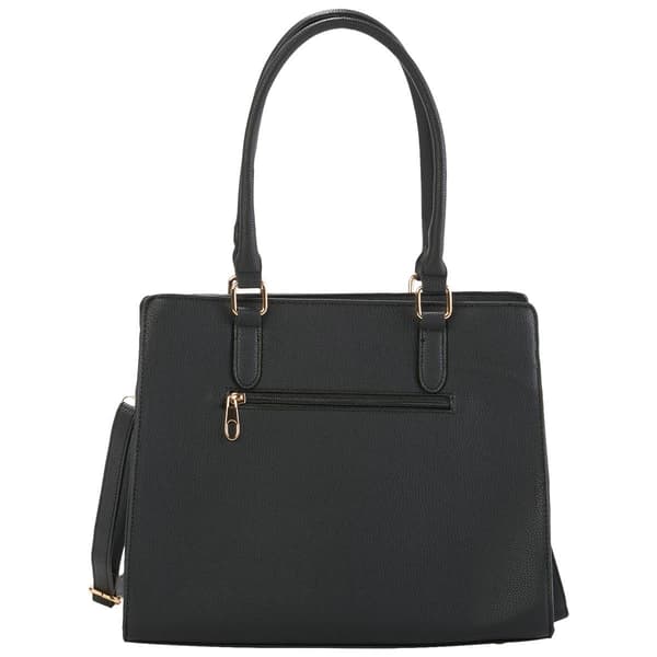 Satchel Bag with Handles Black